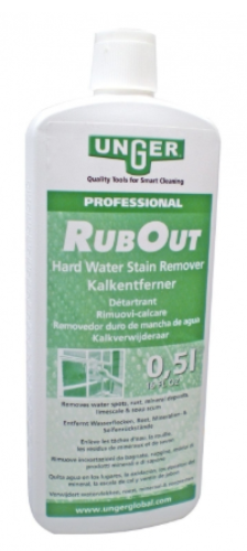 SINGLE* x500ml UNGER RUBOUT GLASS CLEANER