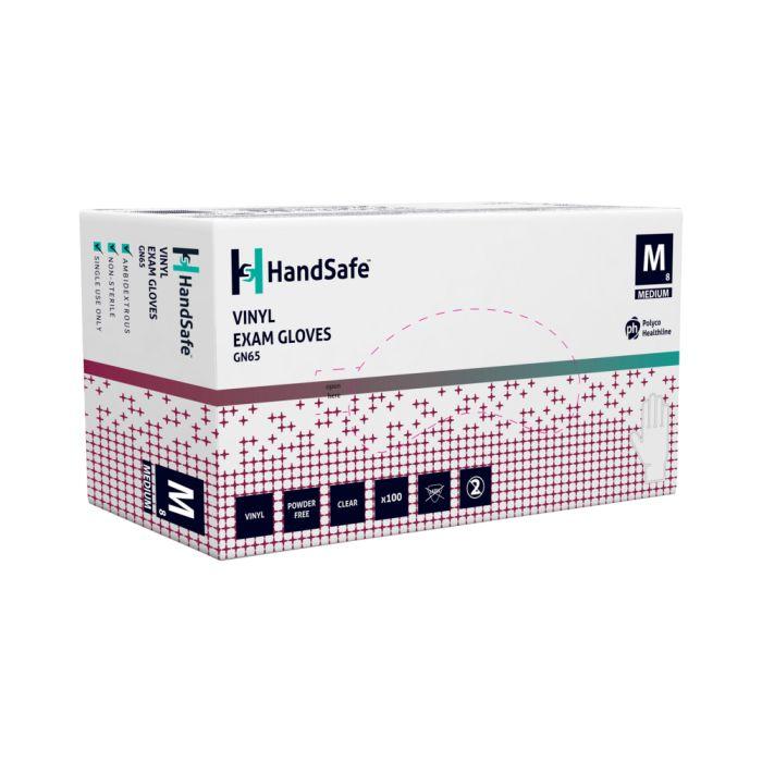 BOX* x100 GD09 MED CLEAR PWD/FREE VINYL