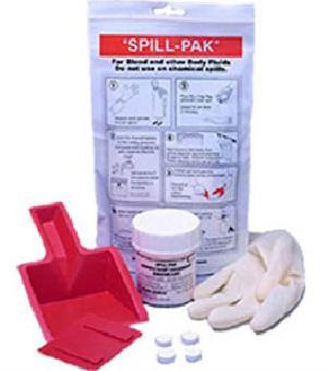 x1 BIOHAZARD SPILL PAK SINGLE USE BLOOD