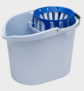10Ltr BLUE VILEDA SUPER MOP BUCKET+WRINGER