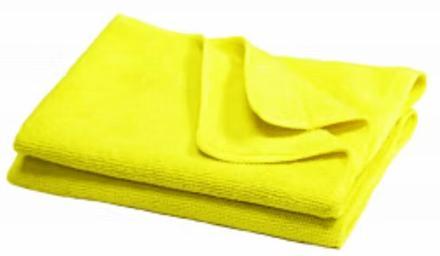 x10 CONTRACT YELLOW MICROFIBRE CLOTH 40cm