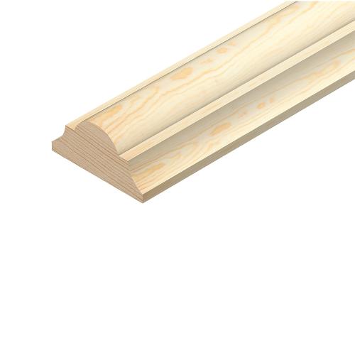 41mm x 20mm 2.4m Dado Rail Pine Decorative TM480