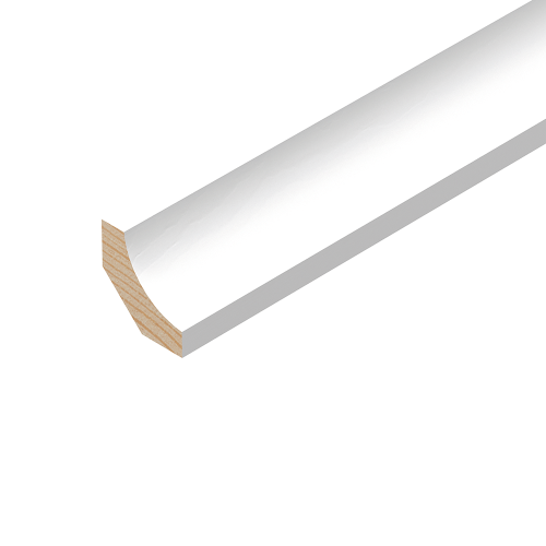 15mm x 15mm 2.4m White Primed Pine Scotia TM731P