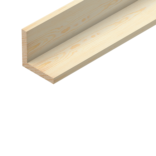 32mm x 32mm 2.4m Square Corner Pine Angle TM511