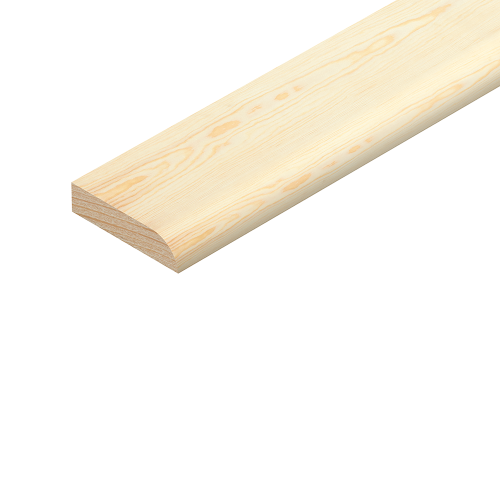 34mm x 9mm 2.4m Round One Edge Pine Cover TM660