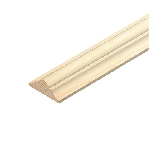 34mm x 12mm 2.4m Double Astragal Pine Decorative TM521