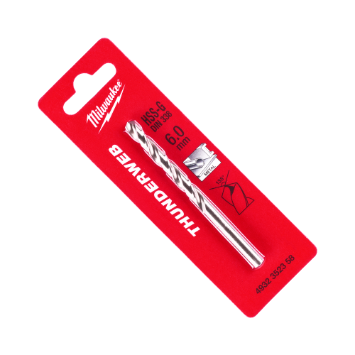 Milwaukee Thunderweb 6.0mm x 93mm HSS-G Drill Bit