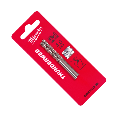 Milwaukee Thunderweb 3.2mm x 65mm HSS-G Drill Bit 2 pcs