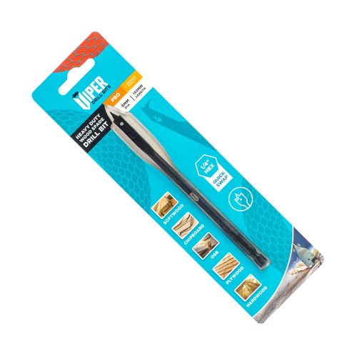 Viper Flat Wood Drill Bit, 6.0m-38mm