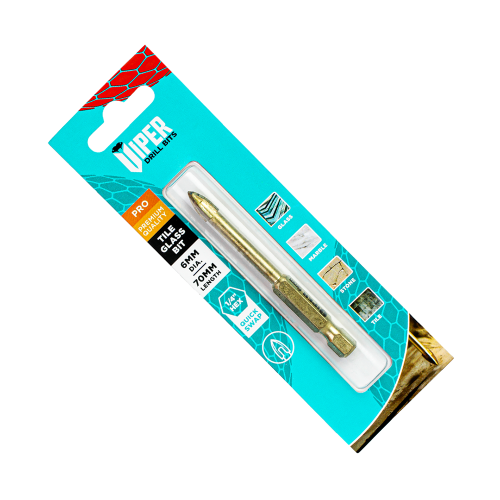 Viper 5.0mm x 60mm Tile & Glass Drill Bit