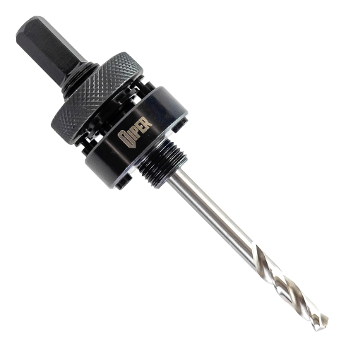 Viper Holesaw Arbor Hex Shank, 3/8"-7/16"