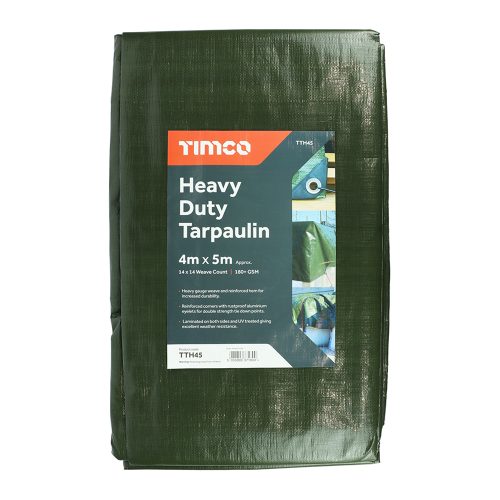 TIMCO 4m x 5m Heavy Duty Tarpaulin