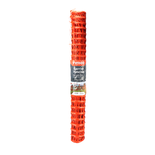 TIMCO 1m x 50m Orange Barrier Fence