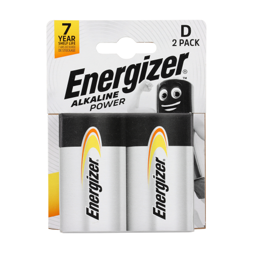 Energizer D E95 Alkaline Power Battery (Pack of 2)