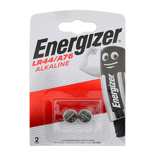 Energizer A76/LR44 Alkaline Coin Battery (Pack of 2)