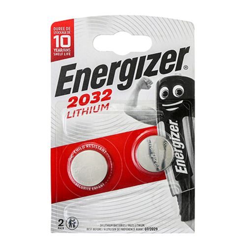 Energizer CR2032 Lithium Battery (Pack of 2)