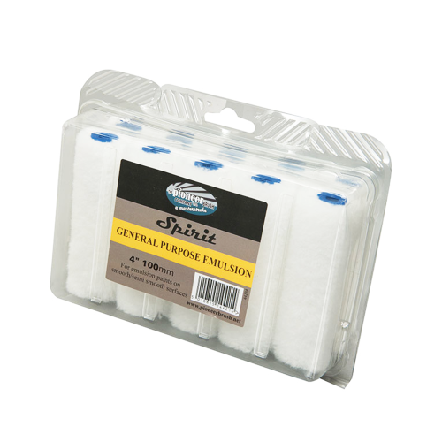 Pioneer Brush Spirit 4" 100mm General Purpose Emulsion Roller Refills (Pack of 10)