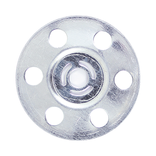 TIMCO 100 pcs 35mm Galvanised Metal Insulation Discs