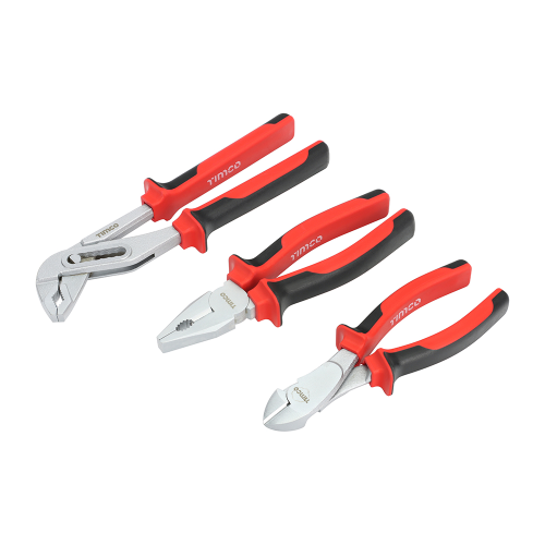 TIMCO 3 pcs Tradesmans Pliers Set