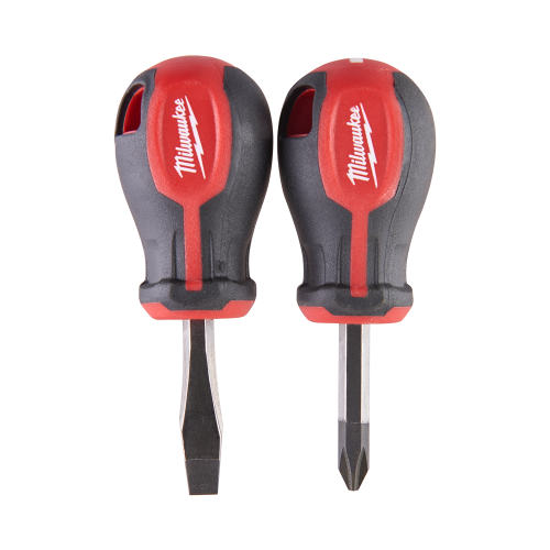 Milwaukee Tri-Lobe 2 pcs Stubby Screwdriver Set