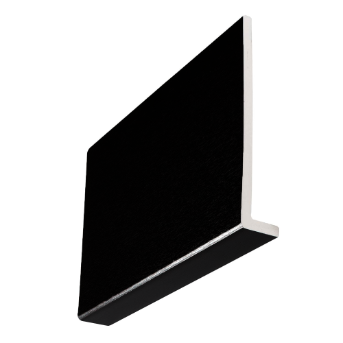 415mm x 9mm 1.25m Plain Black Fascia Board