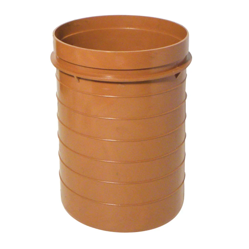 110mm x 110mm 200mm Terracotta Underground Gully Riser