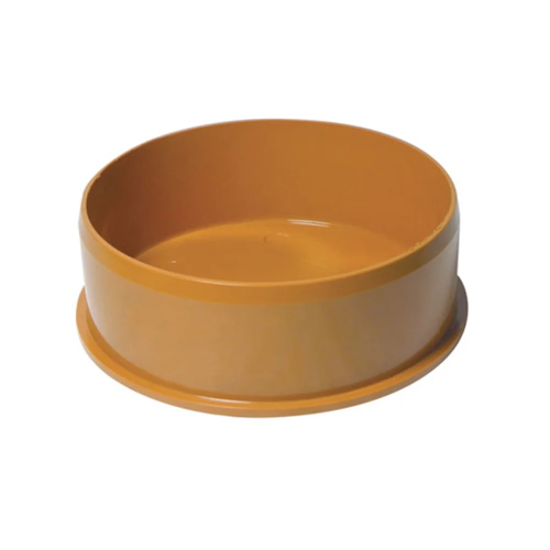 160mm x 160mm Terracotta Underground Solvent Weld Socket Plug