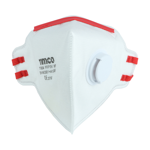 TIMCO FFP3 Fold Flat Masks with Valve 3 pcs
