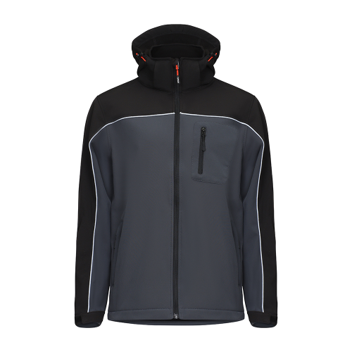 TIMCO Grey/Black Soft Shell Jacket