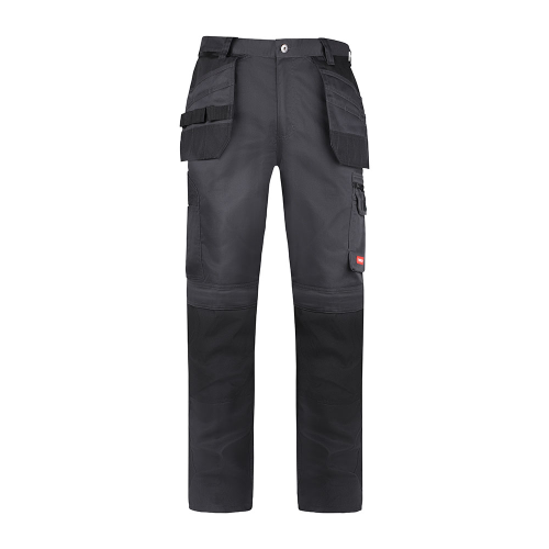 TIMCO W32 L34 Grey/Black Workman Trousers