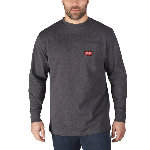 Milwaukee Grey Heavy Duty Pocket Shirt, M-2XL