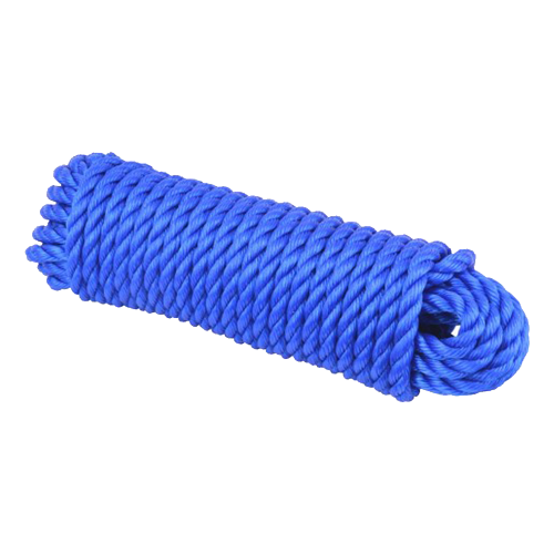 10mm x 15m Blue Multi-Functional Polypropylene Rope (Coiled)