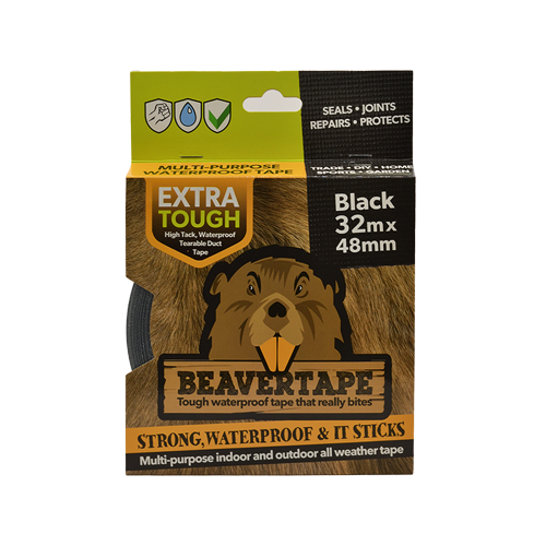 Beavertape Black Multi-Purpose Waterproof Tape 48mm (32m Roll)