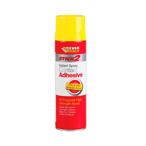 Everbuild Stick2 Instant Contact Adhesive, 500ml-750ml
