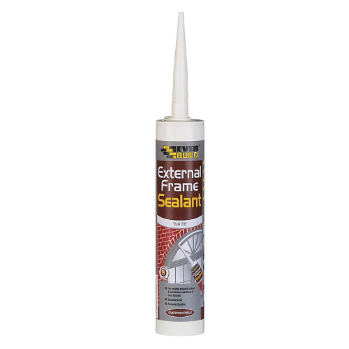 Everbuild 290ml White External Frame Sealant