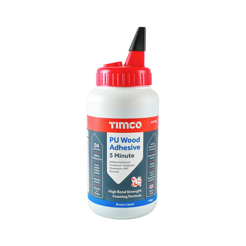 TIMCO 750g Brown Liquid PU Wood Adhesive