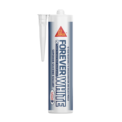 Sika 295ml Forever White Superior Silicone Sealant