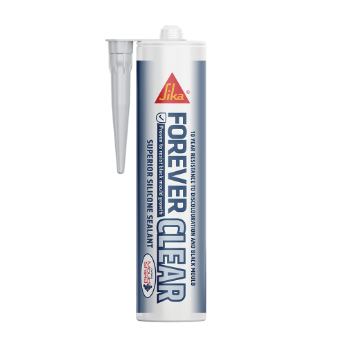 Sika 295ml Forever Clear Superior Silicone Sealant