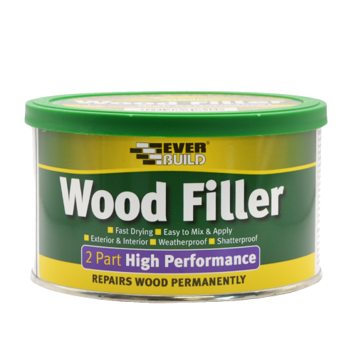 Everbuild 500g Light Stainable 2 Part High Performance Wood Filler