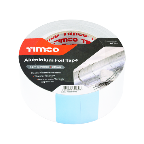 TIMCO Aluminium Foil Tape 45m x 50mm