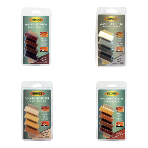 Briwax Wax Filler Sticks Furniture Repair Kit