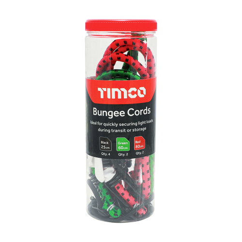 TIMCO Mixed Pack Bungee Cords