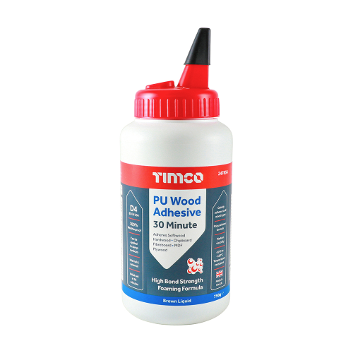 Timco D4 PU 30 Minute Wood Adhesive 750g