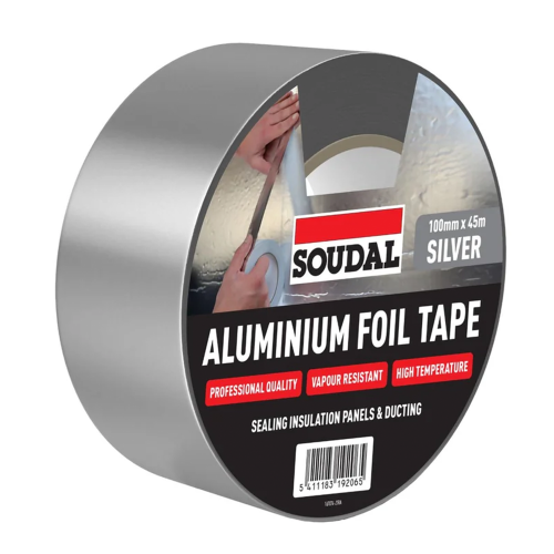 Soudal 45m x 100mm Aluminium Foil Tape