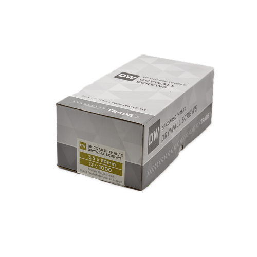 DW BP Coarse Thread Drywall Screws 3.5mm x 50mm (Box of 1000)