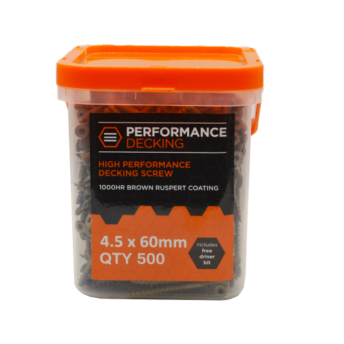 Performance Decking Screws 4.5x60mm (Tub of 500)