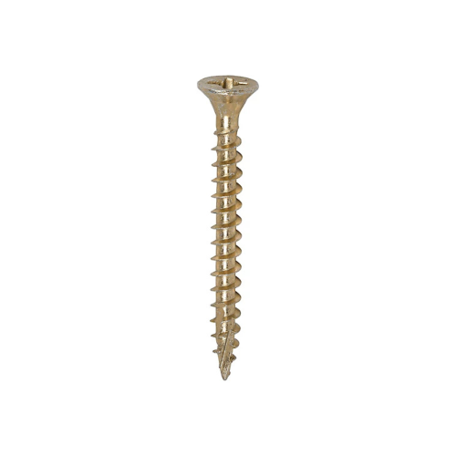 TIMCO C2 1200 pcs 4.0mm x 50mm Strong Fix Multi Purpose Premium Countersunk Gold Woodscrews