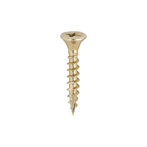 TIMCO C2 1700 pcs 4.0mm x 25mm Strong Fix Multi Purpose Premium Countersunk Gold Woodscrews