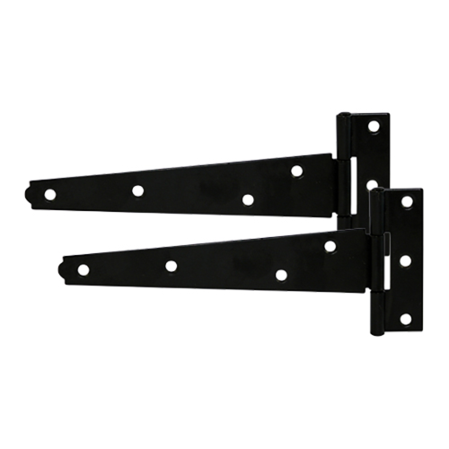 TIMCO Black Pair of Light Tee Hinge, 100mm/4"-200mm/8"