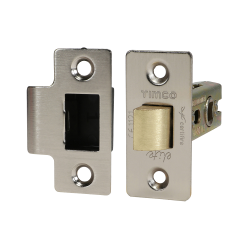TIMCO Satin Nickel Tubular Latch 67mm Case / 45mm Backset